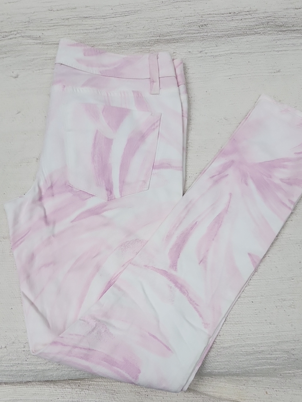 Massimo Pink & White Skinny Jeans